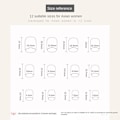 Miniatyrbild 2 av 6: False Nails Fake Nails W1082 W1082 W1082