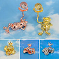 Miniatyrbillede 5 af 10: Frog Display Holder Krystalkugle Base C C C