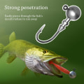 Miniatyrbild 5 av 10: 25st Sharp Fishing Jig Krokar Fiske Jig Head Krok 5G 5g