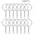 100 kpl Avaimenperät Metallinen avaimenperä 100 KPL 100pcs