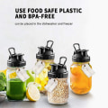 Pikkukuva 6 / 10: 2kpl 86mm 70mm Mason Jar Kannen Juoksuputken kansi MUSTA 70MM2KPL 2KPL black for 70mm2pcs-2pcs