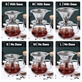 Miniatyrbillede 7 af 10: Kaffefilter Kaffe Drip Mesh 600 MESHL-MED BASE L-MED BASE 600 MeshL-With Base