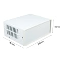 Miniatyrbilde 4 av 10: Kapsling Project Case Koblingsboks 90X190X150MM 90x190x150mm