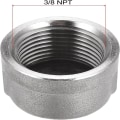 Miniatyrbilde 3 av 5: 4 STK Pipe End Cap Pipe Fittings Invendig gjengeplugg 4PCS