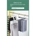 Miniatyrbillede 6 af 10: Magic Pants Hangers Magic Trouser Hangers Tøjstativ Organizer