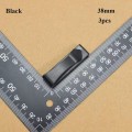 Miniatyrbillede 1 af 10: 3stk Molle Webbing Spænde Bælteende Clip SORT 38MM Black 38mm