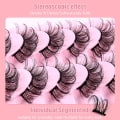 Miniatyrbillede 5 af 10: 10 par klyngevipper ligner extensions DIY10-4 DIY10-4 DIY10-4