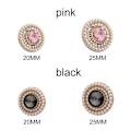 Pikkukuva 2 / 10: 5 kpl Pearl Vaatteet Napit Paidan napit MUSTA 25MM5KPL 5 KPL black 25MM5pcs-5pcs