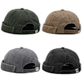 Pikkukuva 7 / 10: Brimless Docker Cap Skullcap Hatut KHAKI khaki
