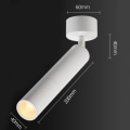 Miniatyrbilde 2 av 9: LED Taklampe Spot Light 5W-SORT 5W-SORT 5W-Black