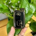 Miniatyrbilde 9 av 10: Bilnøkkelkasse Nøkkelkassedeksel SVART 3 KNAPP-B 3 KNAPP-B Black 3 Button-B-3 Button-B