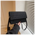Miniatyrbillede 1 af 10: Crossbody taske Firkantet taske SORT black