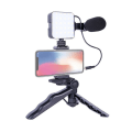 Miniatyrbillede 10 af 10: LED videolys 6500K påfyldningslampe 4STK 4STK 4pcs
