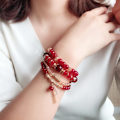 Miniatyrbillede 9 af 10: Bohemian Beads Rope Multilayer Armbånd C C C