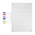 Miniatyrbilde 1 av 10: Kjøleskapsklistremerke Kalender Board Planner 01-A3 01-A3 01-A3