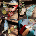 Miniatyrbillede 6 af 10: Metal Bogmærke Butterfly Bogmærke STYLE 1 STYLE 1 Style 1