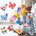 Pikkukuva 3 / 6: 24 kpl Butterfly Party Decor Perhonen riippuva koriste 24PCS