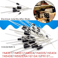 Miniatyrbilde 10 av 10: 5/10/20/50 STK likeretterdiodedeler elektrisk aksial 1N4007 1N4007 1A/1200V