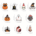 Pikkukuva 3 / 10: Halloween-banneri taustakoristeriipus C C C
