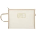 Miniatyrbillede 1 af 10: 2 Stk Dokumenttaske Brevpapir Penalhus Opbevaringspose KHAKI Khaki Single Layer-Single Layer