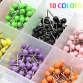 Miniatyrbilde 4 av 6: 600 STK Kart Push Pins Kart Tacks Marking Pins