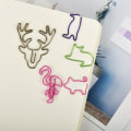 Miniatyrbillede 7 af 10: 50 STK Papirclips Indbindingsklips FLAMINGO FLAMINGO flamingo