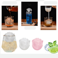 Miniatyrbild 6 av 10: Rose Ice Ball Maker Ice Cube form red