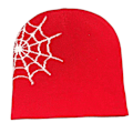 Pikkukuva 6 / 10: Knitting Cap Hat Pipo Bonnet PUNAINEN&VALKOINEN red&white