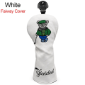 Miniatyrbild 1 av 9: Golf Club Head Covers Golf Wood Cover VIT FAIWAY COVER FAIWAY White Faiway Cover-Faiway Cover