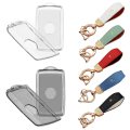 Miniatyrbilde 3 av 10: Bilnøkkeletui Nøkkelvesken Deksel TRANSPARENT SORT TRANSPARENT SORT Transparent black