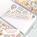 Miniatyrbillede 5 af 8: Søde Materiale Håndbogs Stickers DIY Tegneserie