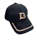 Miniatyrbillede 1 af 10: Rhinestones Baseball Caps Peaked Cap SORT D SORT D Black D
