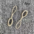 Miniatyrbilde 1 av 7: 5stk Sort Glidelås Pull Puller End KHAKI Khaki
