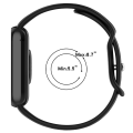 Miniatyrbillede 3 af 10: Silikone Band Strap Armbånd MØRKE GRØN&SORT Dark Green&Black
