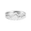 Pikkukuva 1 / 10: Mountain Ring -parisormus SILVER 6 Silver 6