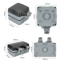 Miniatyrbillede 2 af 10: Socket Box Switched Socket 3 3 3
