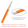 Miniatyrbillede 2 af 10: Optrækkelig Teaching Stick Whiteboard Pointer Pen SORT 1M 1M Black 1m-1m