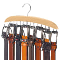 Miniatyrbillede 7 af 10: Bæltehænger Organizer Bælterstativ FLAD KROG-NATURLIG FLAD Flat Hook-Natural