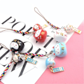 Miniatyrbilde 6 av 10: Dobbel Lucky Cat anheng japansk Lucky Cat Cat Ornament Pearlescent White