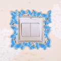Miniatyrbilde 8 av 10: Enkel lysbryter deksel Sokkel Surround Frame GOLD&WHITE gold&white