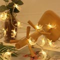 Miniatyrbillede 1 af 9: Star Moon String Lights Fairy Lights VARMT HVID STJERNE MÅNE Warm White Star Moon Stable-Star Moon Stable