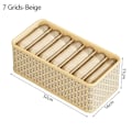 Miniatyrbild 1 av 10: Underkläder Förvaringslåda Lådor Separatorlådor BEIGE 7 GRIDS 7 beige 7 grids-7 grids