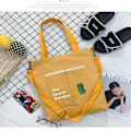 Miniatyrbillede 8 af 10: Student Tutorial Taske Totes Shopper Tasker SORT Black