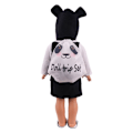 Miniatyrbilde 4 av 10: 6 STK Dukke Sovepose Sett Pute Patch Tøffel PANDA PANDA panda