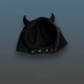 Miniatyrbilde 10 av 10: Devil Horn Hat Little Devil Hat SVART black