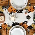 Miniatyrbild 7 av 10: Halloween duk bordslöpare STYLE 4 STYLE 4 Style 4
