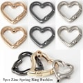 Miniatyrbilde 2 av 10: 5 stk Spring Ring Spenner Karabiner Vesker Håndvesker SØLV Silver 26x18mm