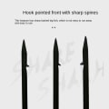 Miniatyrbillede 2 af 10: Fiskespyd Harpun Gaffel Fisk Pigthakket Spyd Gig Fork 5 GRUNDER 5 Prongs