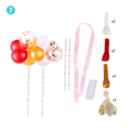 Pikkukuva 1 / 10: Balloon Cake Topper Syntymäpäivälapset 7 7 7