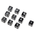 Miniatyrbild 3 av 10: 10 st/ set DND-tärningar Polyedriska tärningar STYLE 04 STYLE 04 Style 04